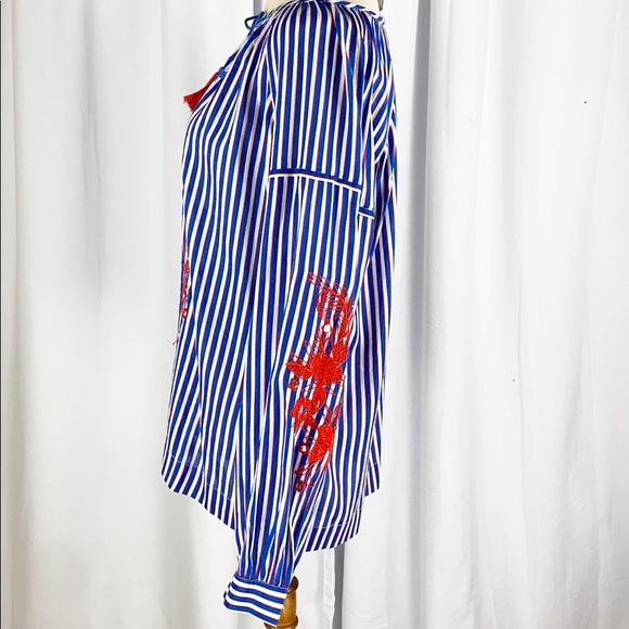 Sold Anthro Ranna Gill Swenson Embroidered Peasan - Picture 6 of 8